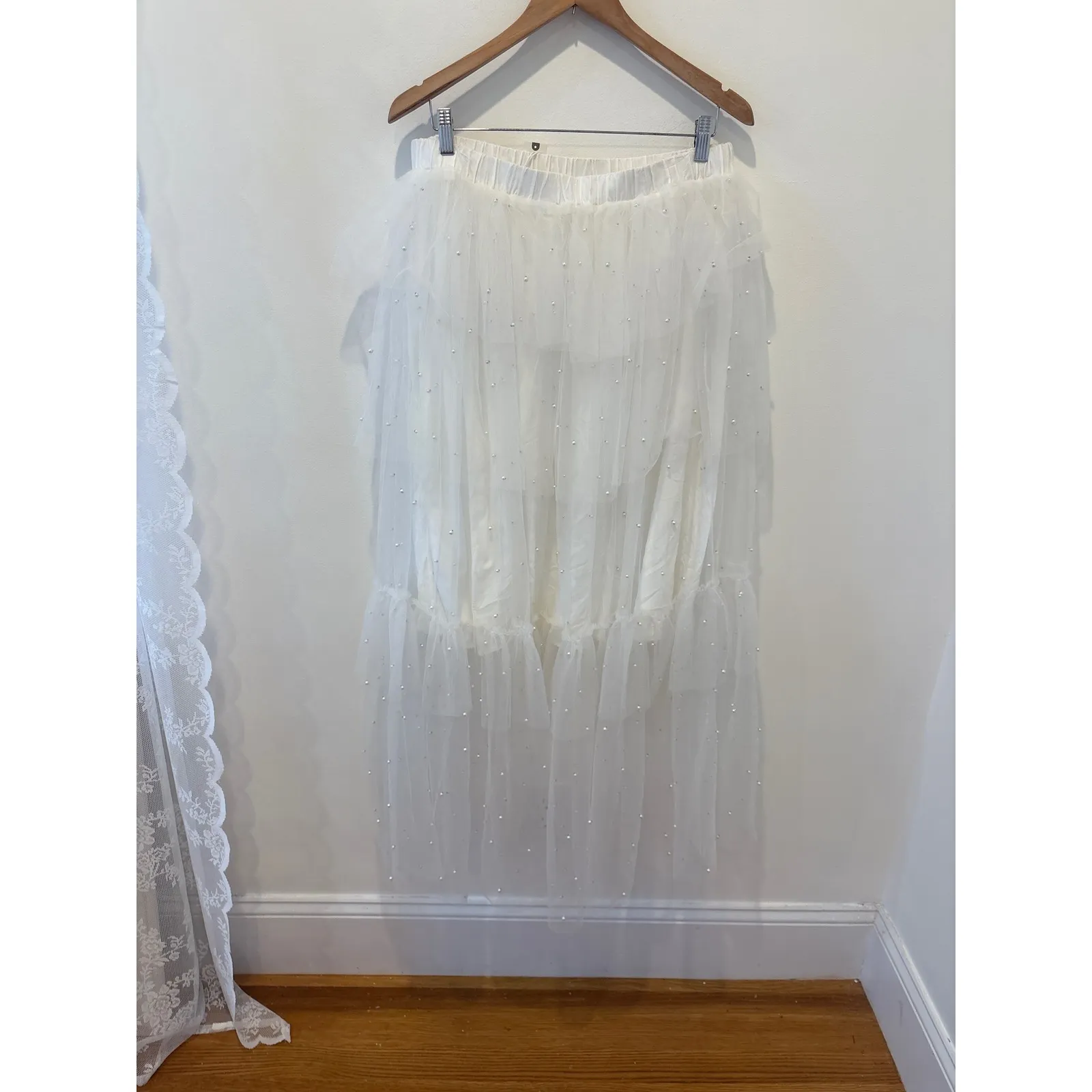 Free People Movement  Genesis Scalloped Leggings Size Medium - Image 6