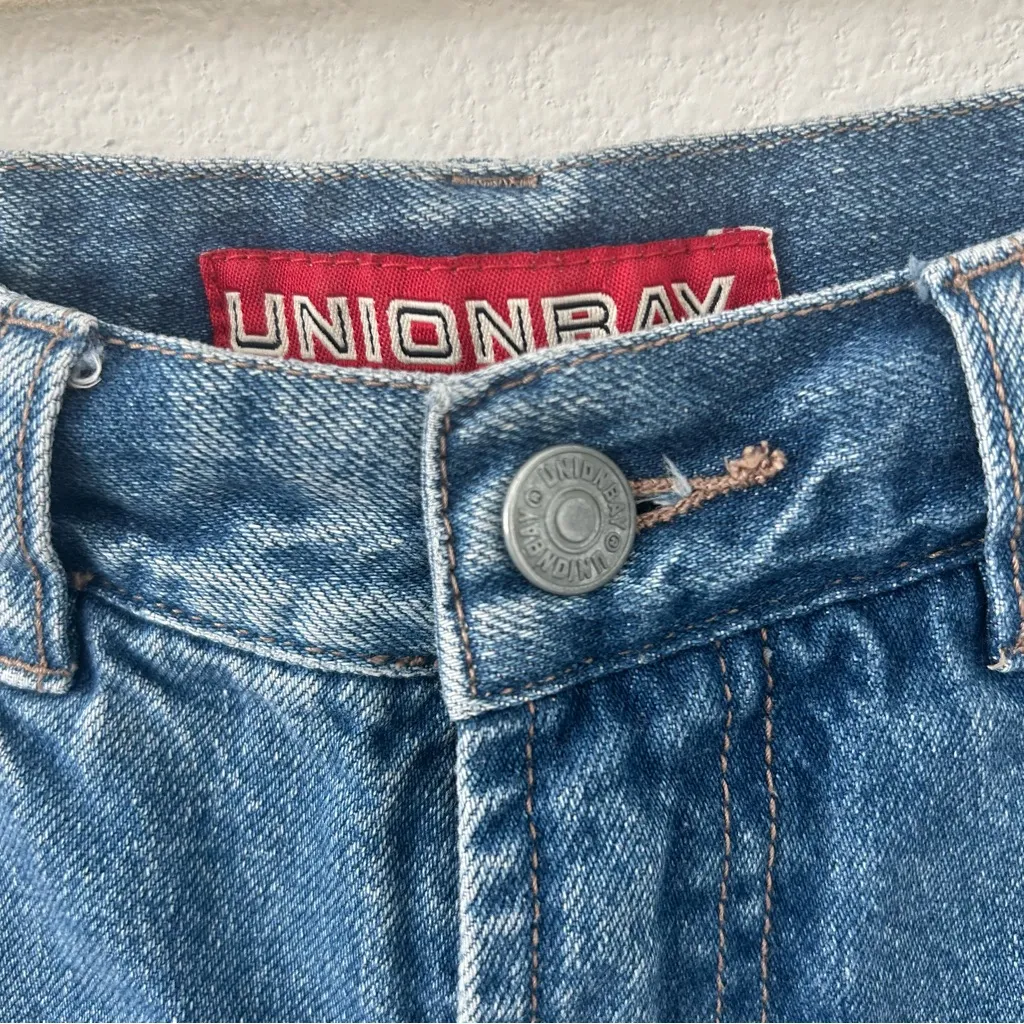 Vintage Union Bay High Waist Cutoff Jean Shorts - Image 5