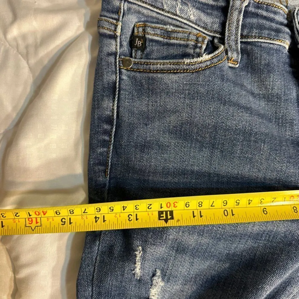 Judy Blue Jeans Size 2 Inseam 28 inches Skinny with 8.5 Blowfish Shoes - Image 6