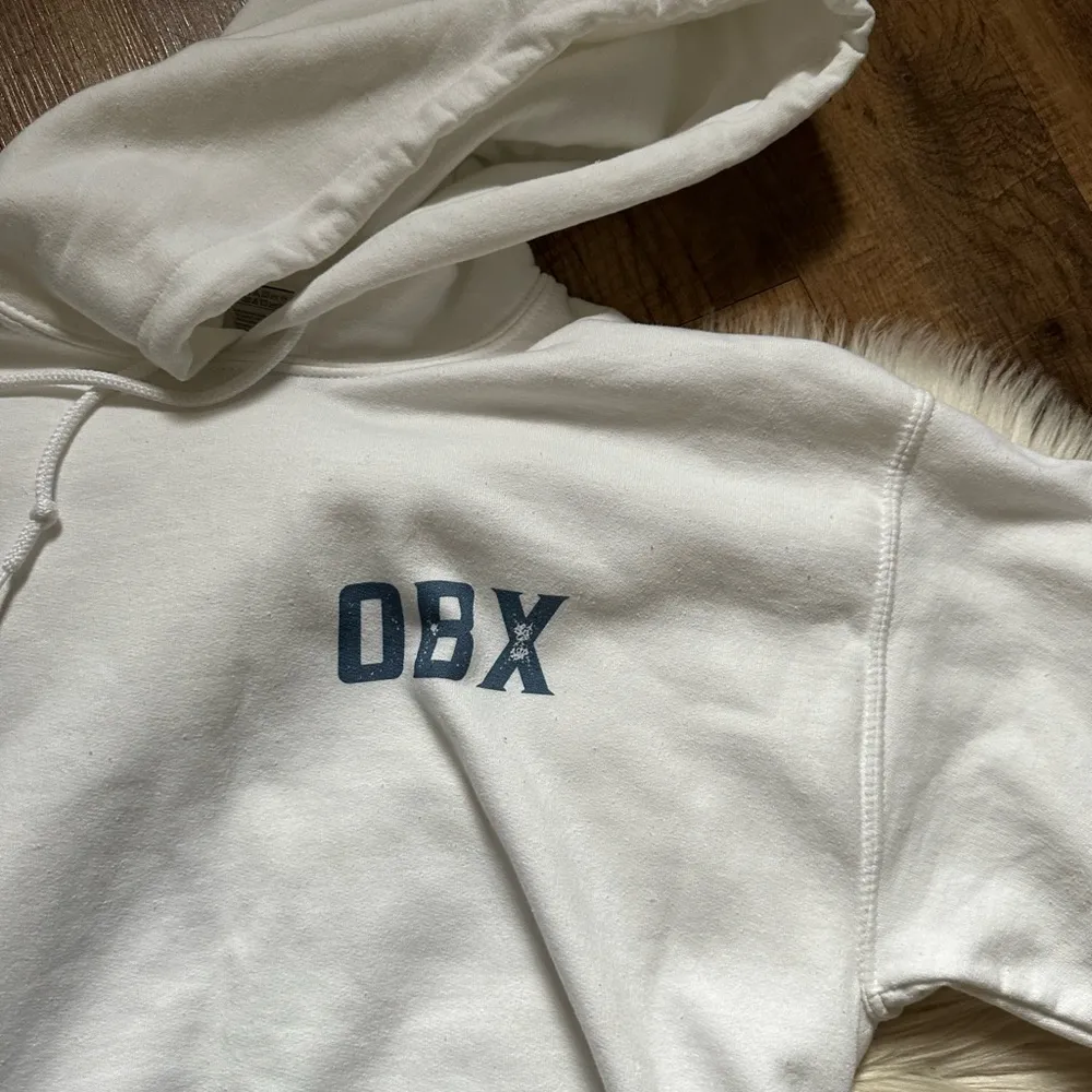 OUTER BANKS “Good Time All The Time” Pullover Hoodie White Size M - Image 3