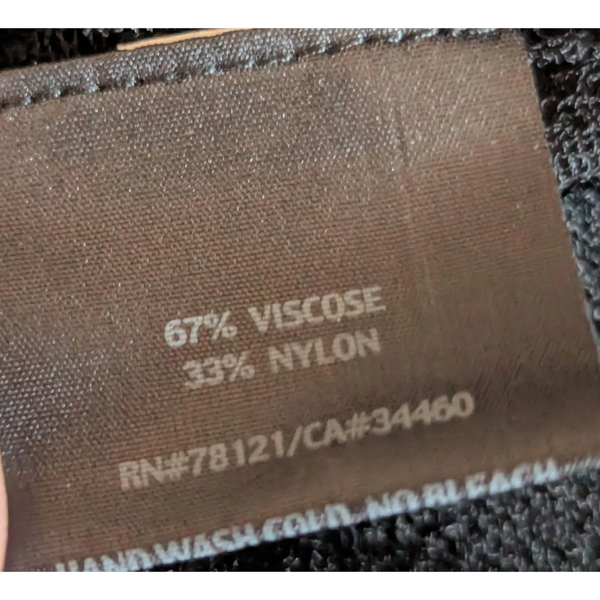 EILEEN FISHER Cropped Cardigan M Sheer Knit Italian Yarn Black Quiet Luxury - Image 4