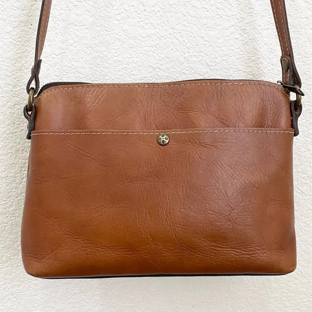 PATRICIA NASH “Avellino” Brown Italian Leather Crossbody Bag - Image 7
