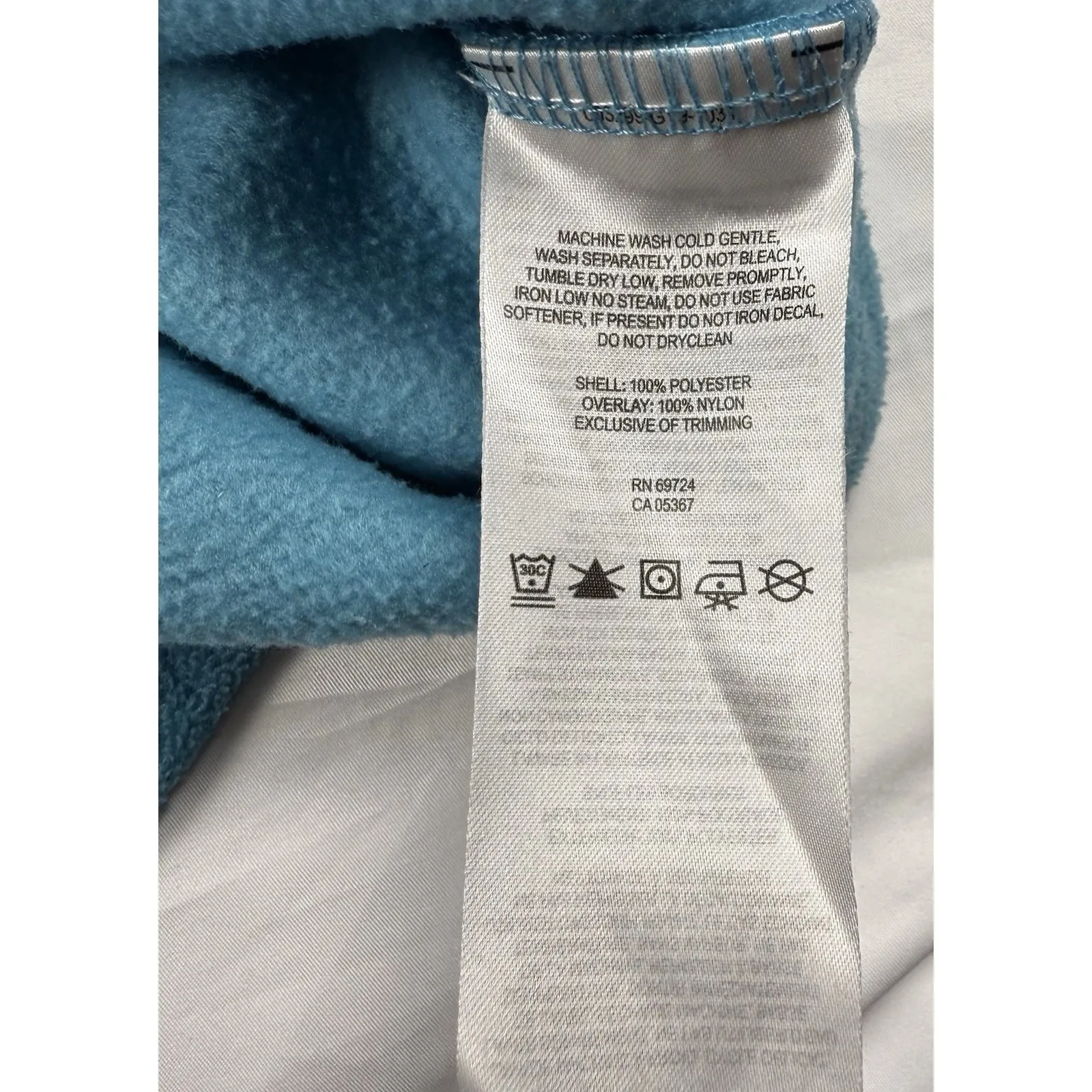 Columbia Fleece Pullover Sweater Sweatshirt Women's Medium Three Lakes Half Snap - Image 7