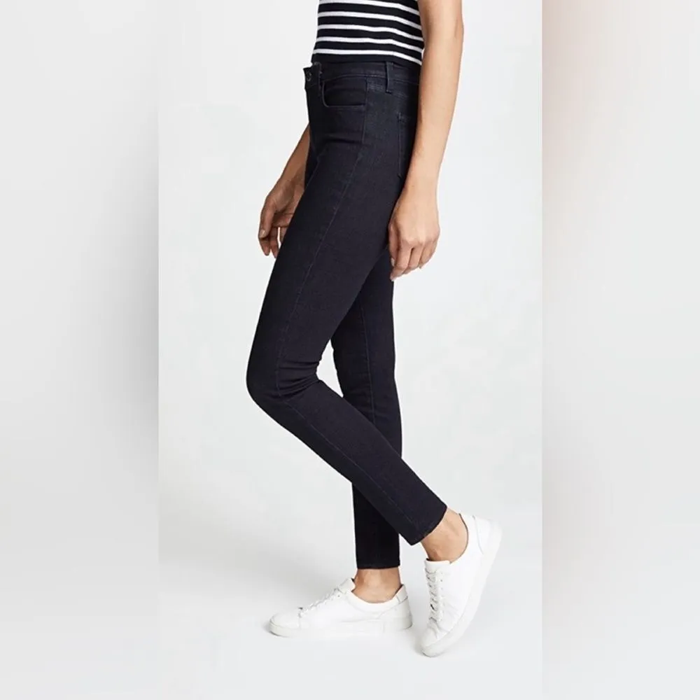 L’AGENCE Marguerite High Rise Skinny Jeans in Noir Black Size 26 - Image 6