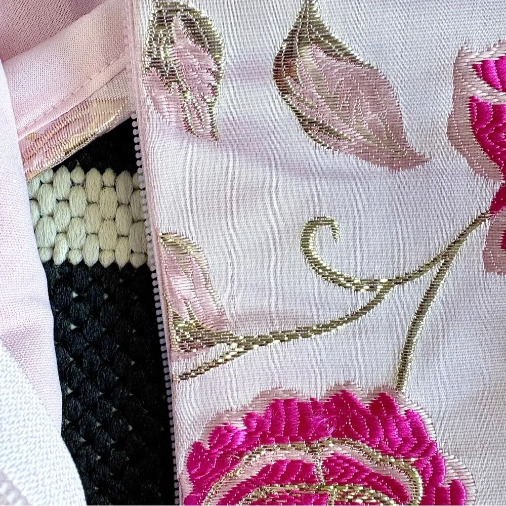 Vici Marie Anne Floral Puff Sleeve Cutout Mini Dress Medium - Image 12