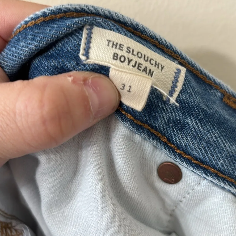 Madewell The Slouchy Boyjean Rosewell Wash Denim Jeans Size 31 - Image 13