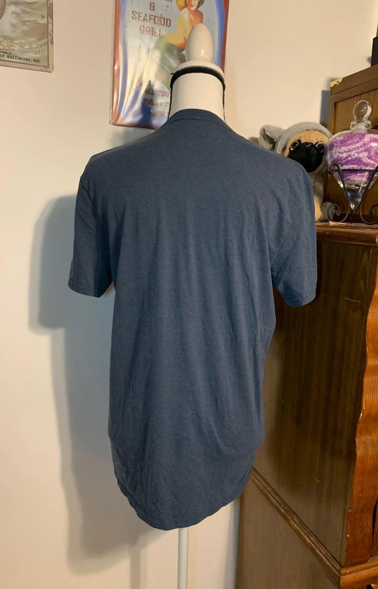 Blue NASA Graphic Tee Shirt - Image 3