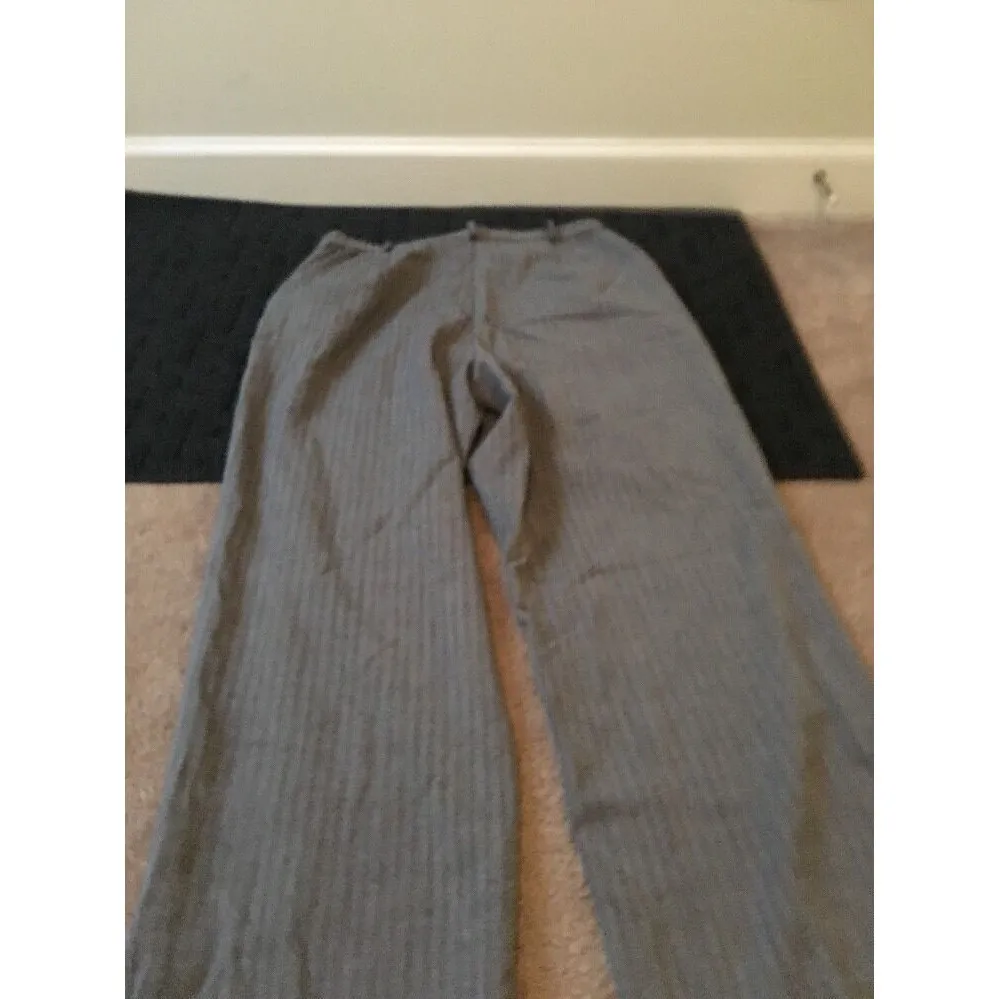 Briggs New York Women's Gray Pinstripe Dress Pants Slacks Size 14 - Image 5
