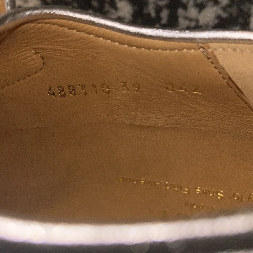 Gucci Vegas Leather Horsebit Loafers Argento - Image 6