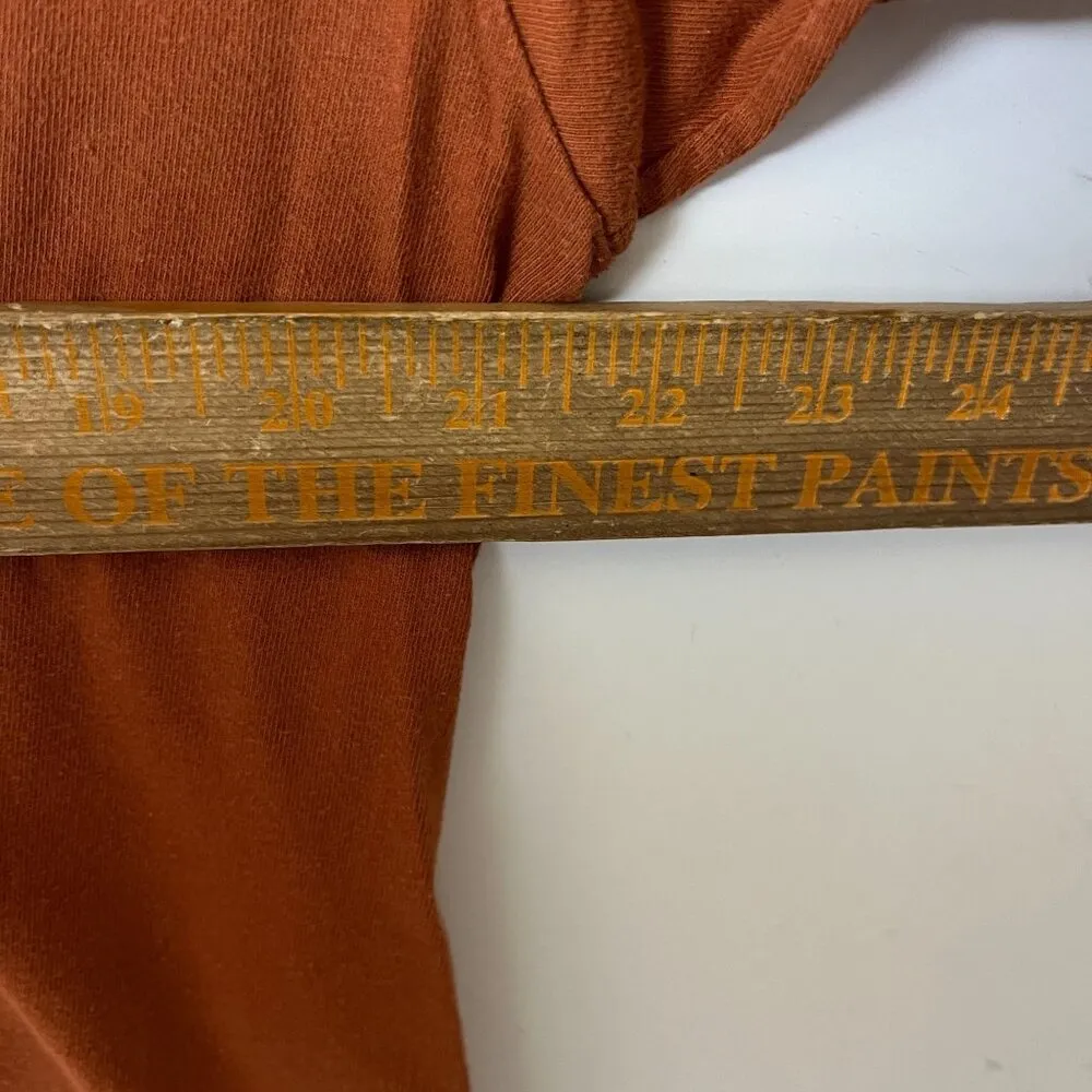 Vintage Y2K A Nicer Way to Say Idiot Humor T Shirt Orange Large L Graphic - Image 6