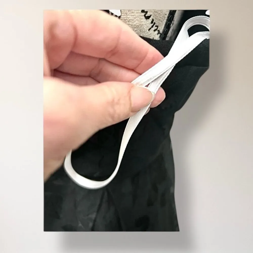 Lulus Flirtatious Crush S Black Burnout Pleated Bow Midi Dress Party Wedding - Image 10