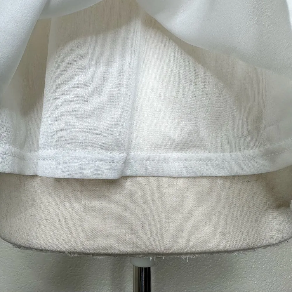 San Joy White Off Shoulder Top - Image 11