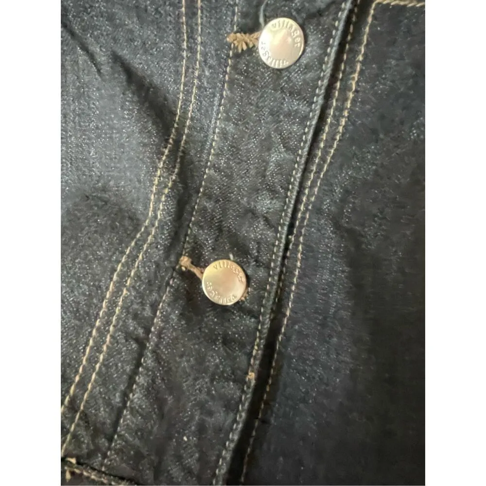 Villager size 18 dark wash denim jacket. - Image 4