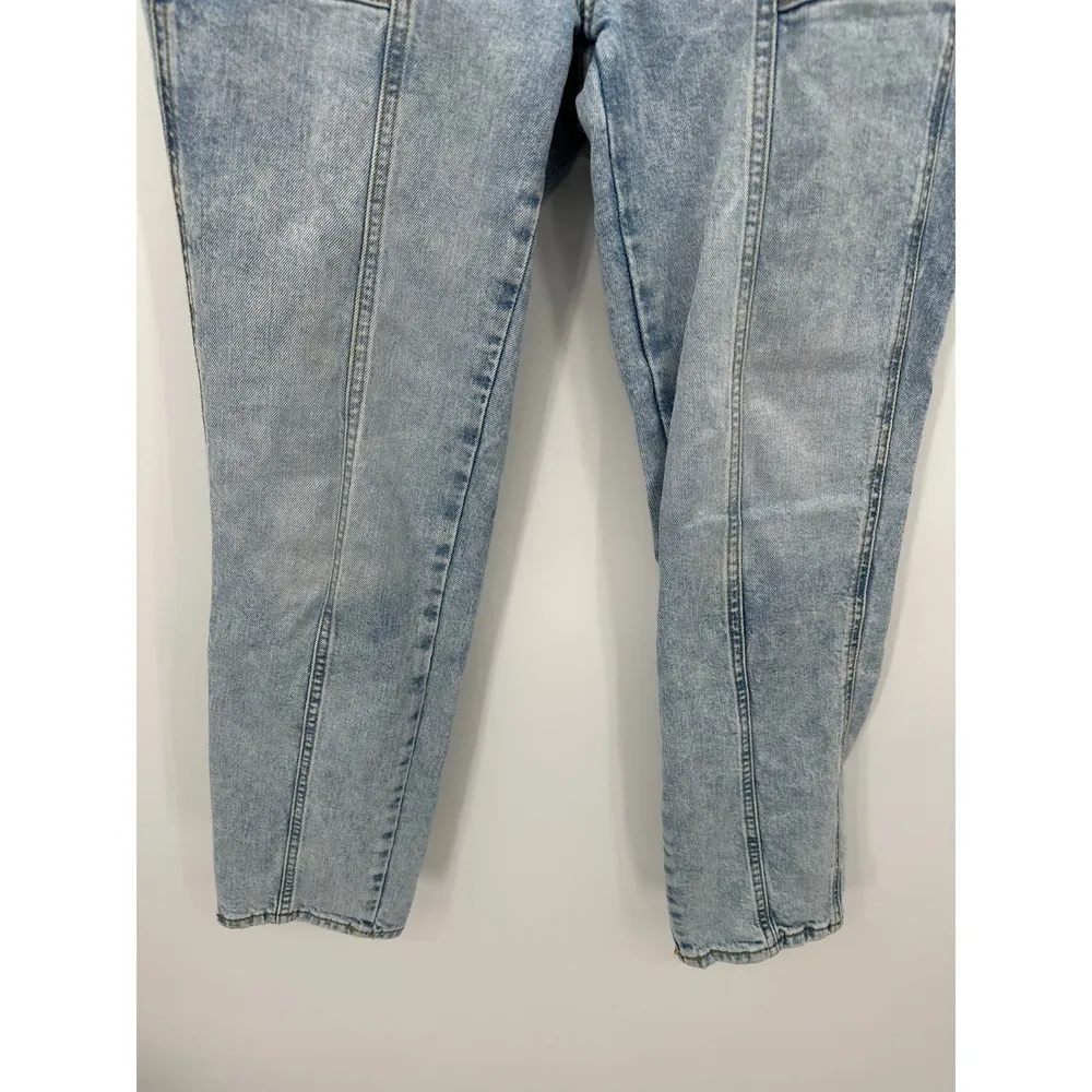 Universal Thread Jeans Women 4/27 Blue Light Wash Denim High Rise Slim Straight - Image 3