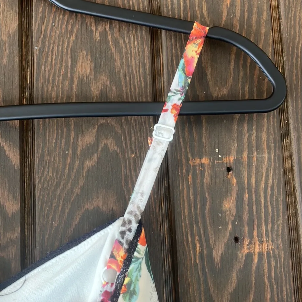 Floral and cheetah print mini dress woman’s size small - Image 7