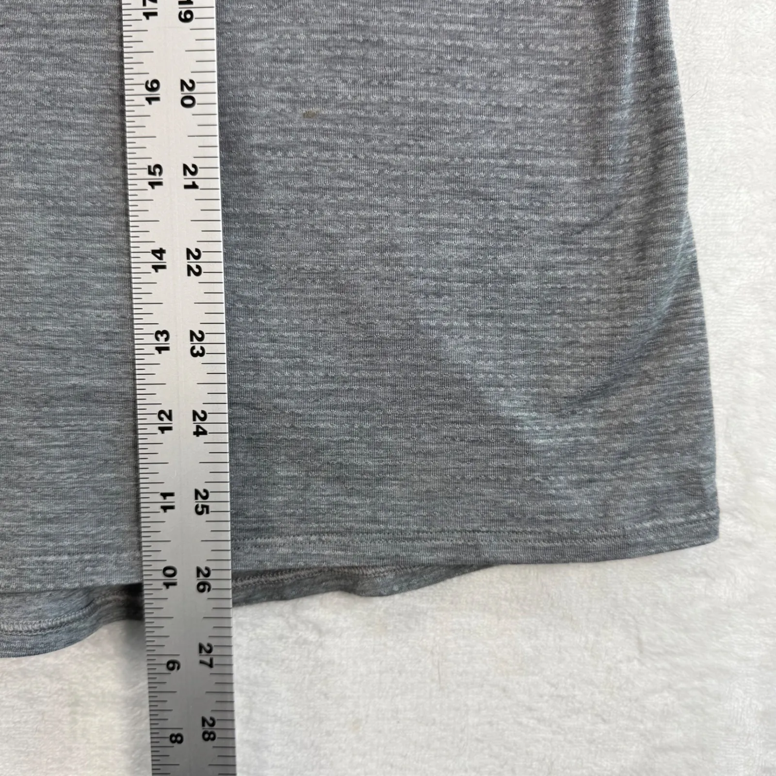 Lululemon Course of Action Workout Tank Top Racerback Heathered Black‎ Sz 8 - Image 3