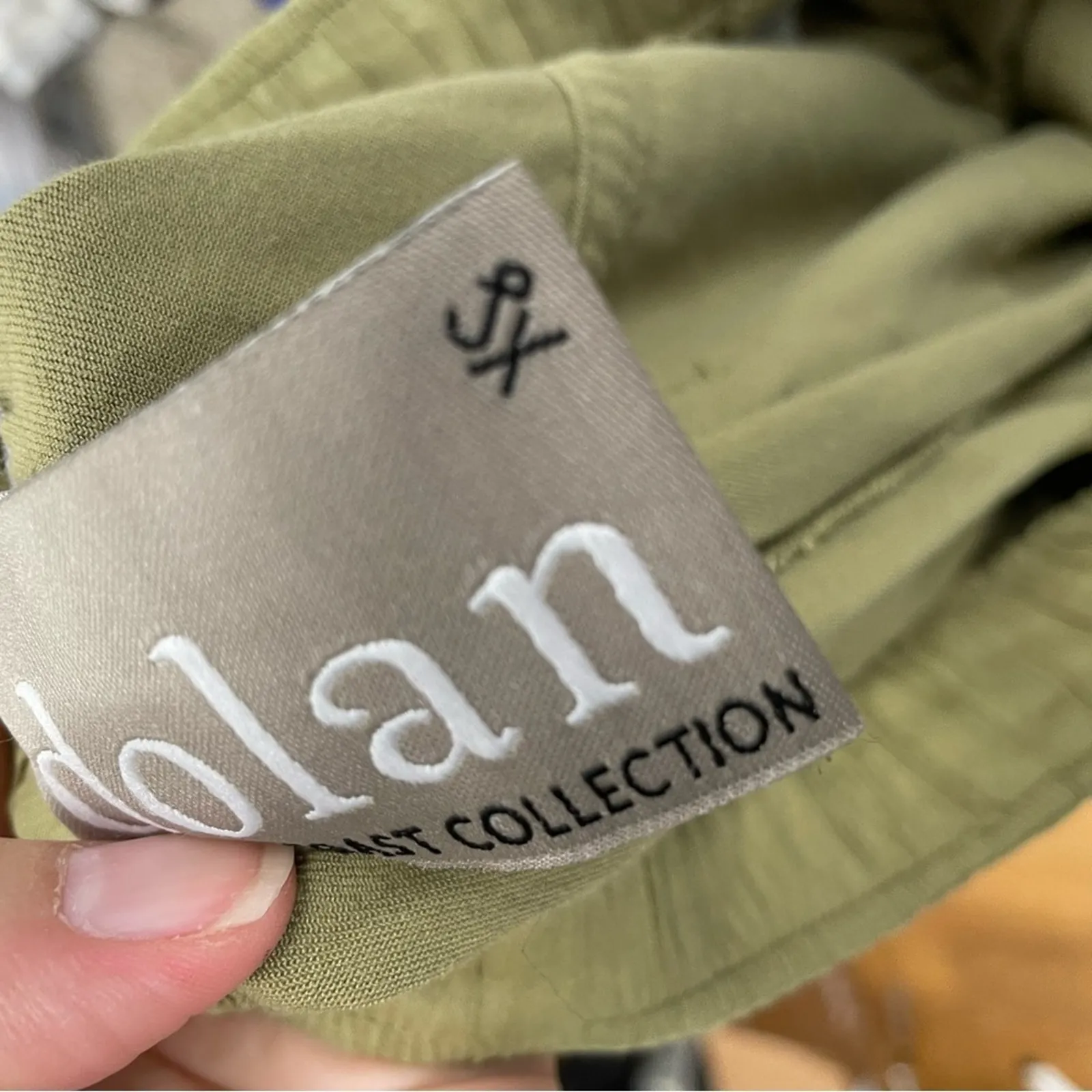 Dolan Anthropologie Green Casual Pull On Pants Women’s XS Womens Joggers Boho - Image 9