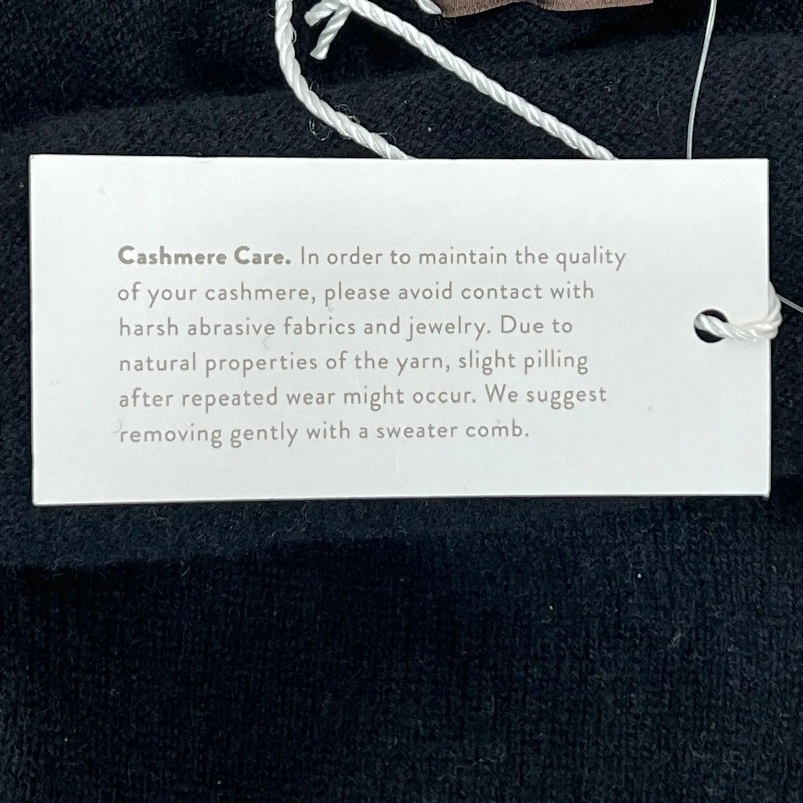 J Mclaughlin Kitt Sweater XS NWT‎ $268 100% Cashmere Long Sleeve Cowl Neck Black - Image 6