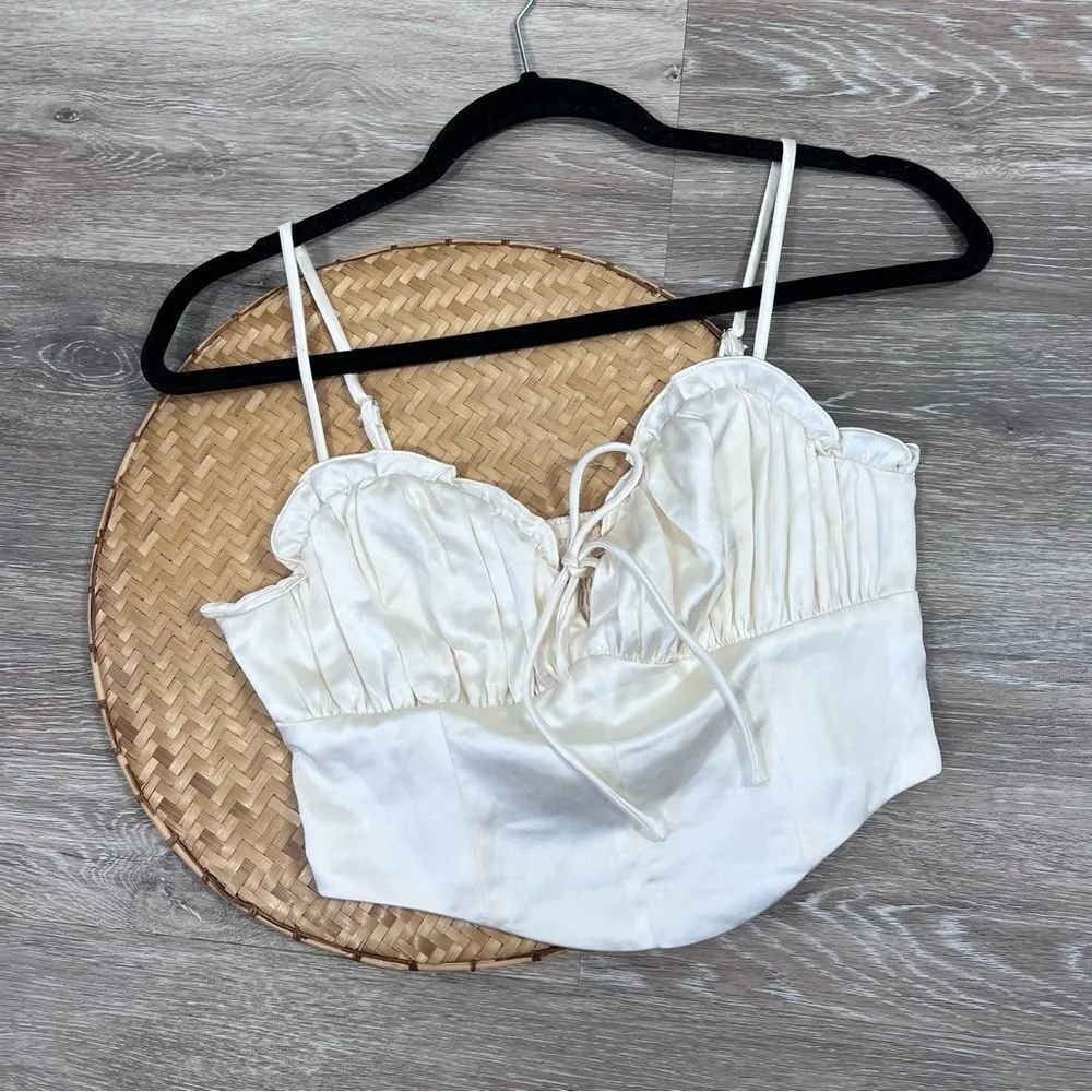 Altar'd State Altar’d State Jackie Satin corset top‎ - Image 2