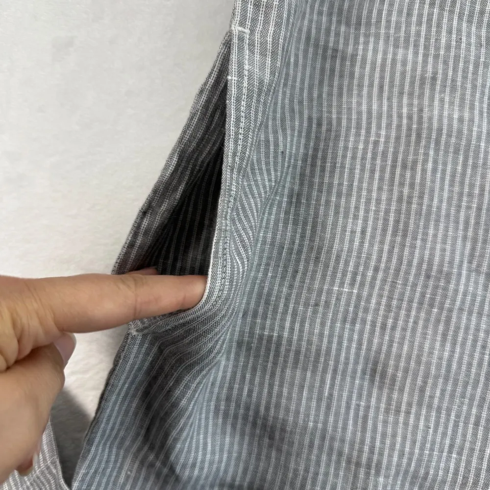 Everlane Linen Striped Jumpsuit Wide Leg Sleeveless Casual Size 10 NWOT- no belt - Image 6