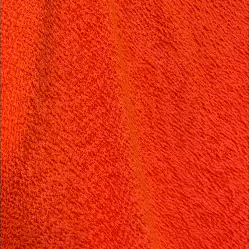 Anthropologie Postmark Cascata orange ruffled back peplum top - Image 7