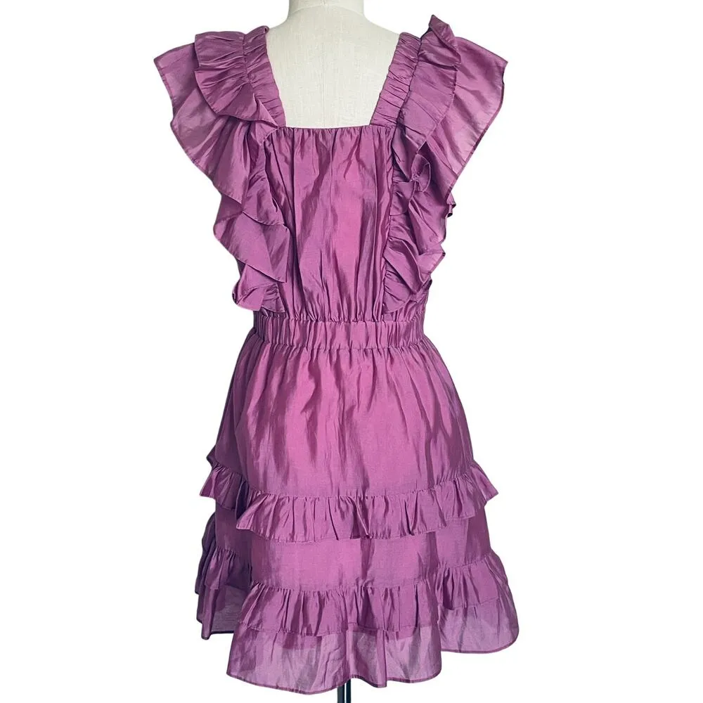 Endless Rose Purple Lilac Ruffle Mini Dress - Image 5