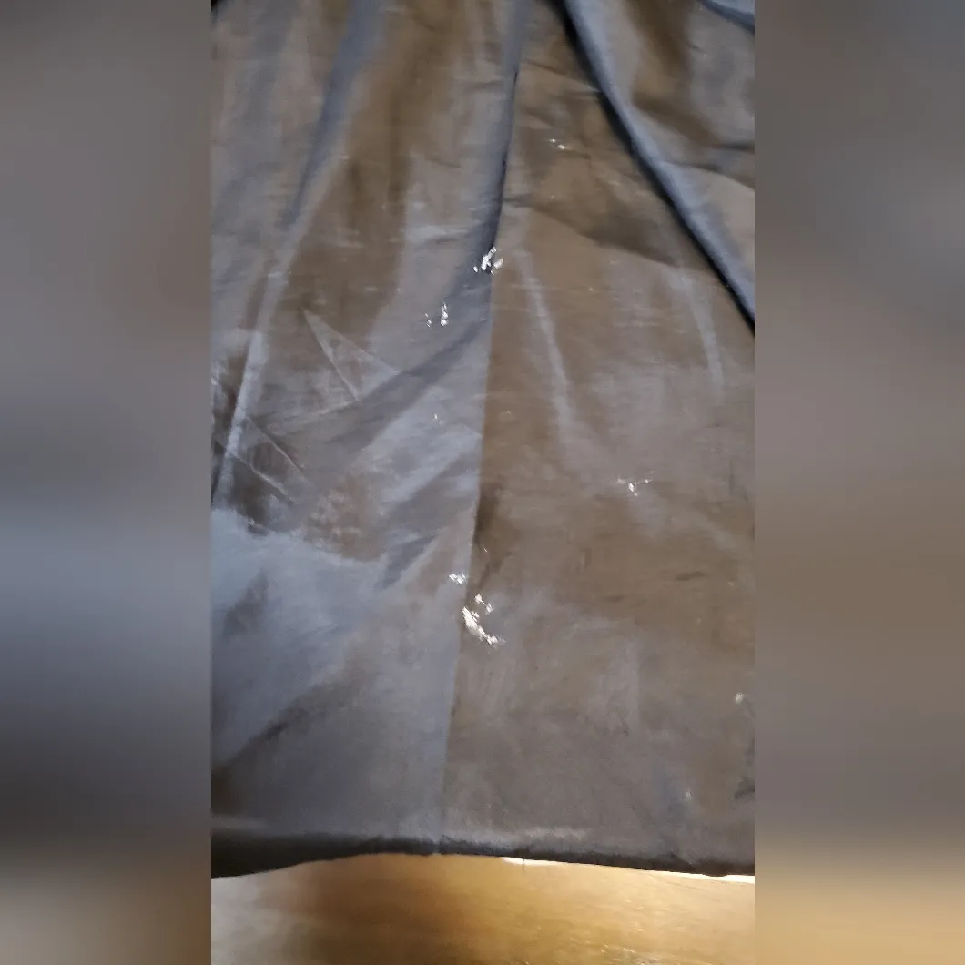 Vintage ROBBIE BEE 100% Silk   Brown Button-Up Maxi Dress SIZE:14WP ANIMAL PRINT - Image 11