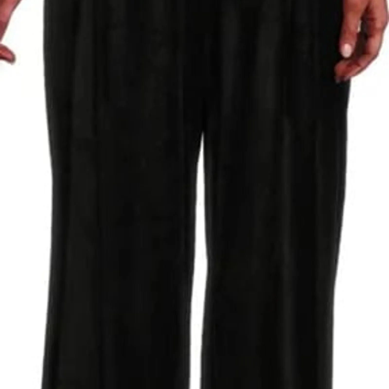 Calvin Klein Black Velour Pants - Image 5