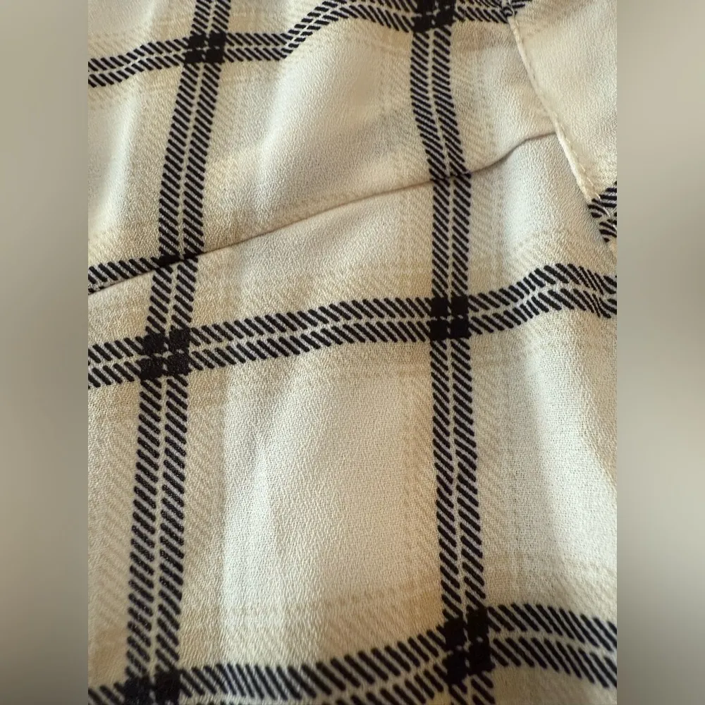 Torrid Peplum Georgette Button Up Sleeveless Top Tie-Front Blouse Striped NWT 5X - Image 8