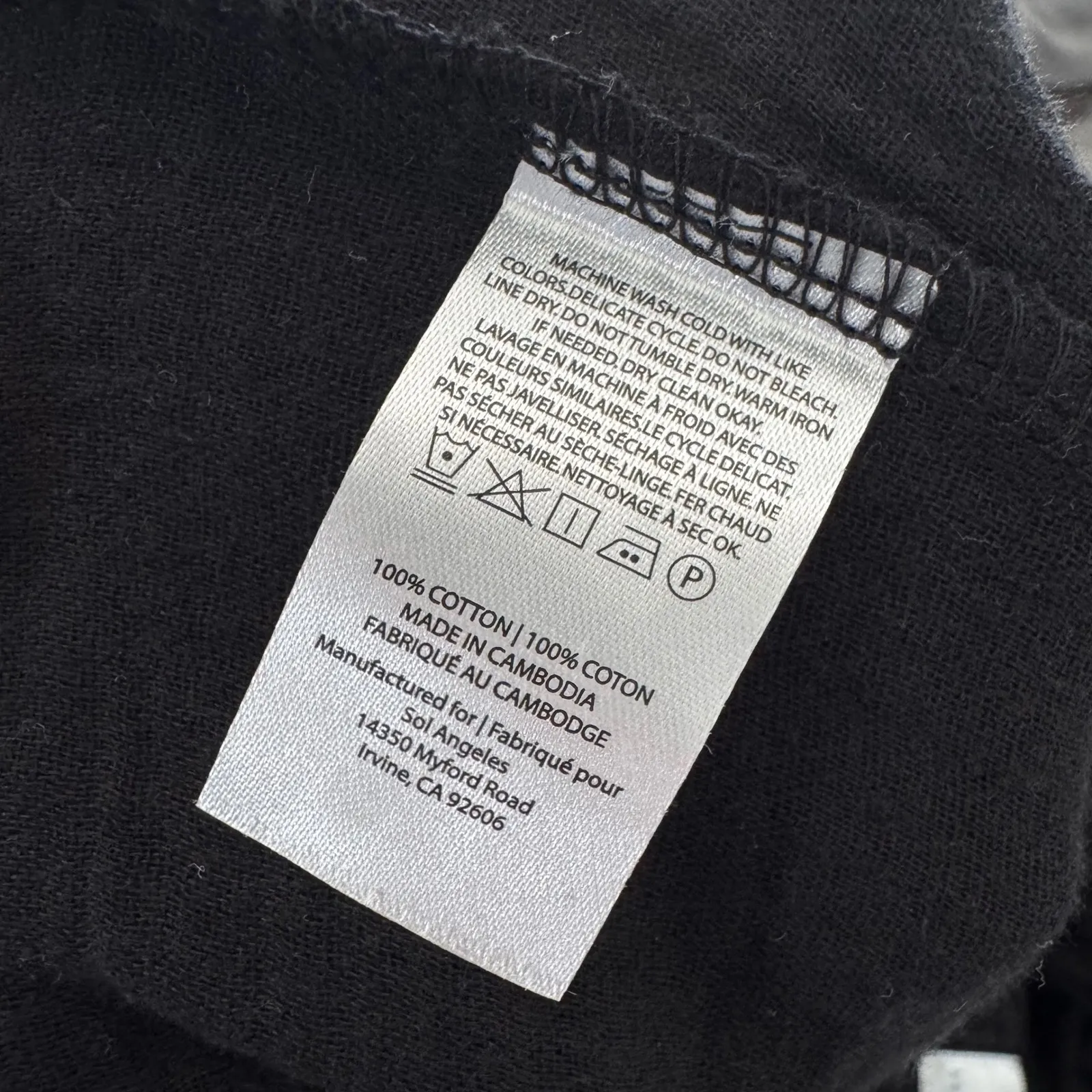 Sol Angeles Black Gauze‎ Maxi Dress Spaghetti Straps Tie Back XS S - Image 5