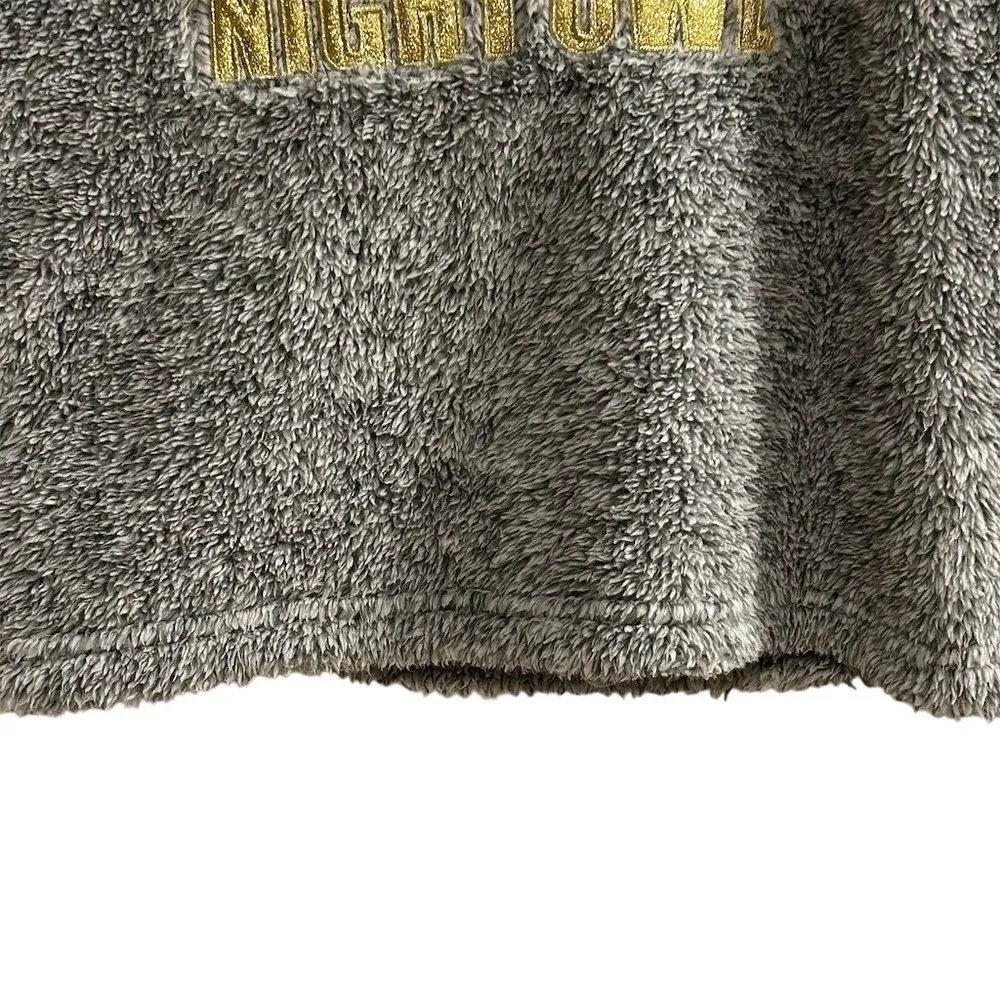 Secret Treasures Women's Gray Night Owl Pajama Top Size S - Image 4