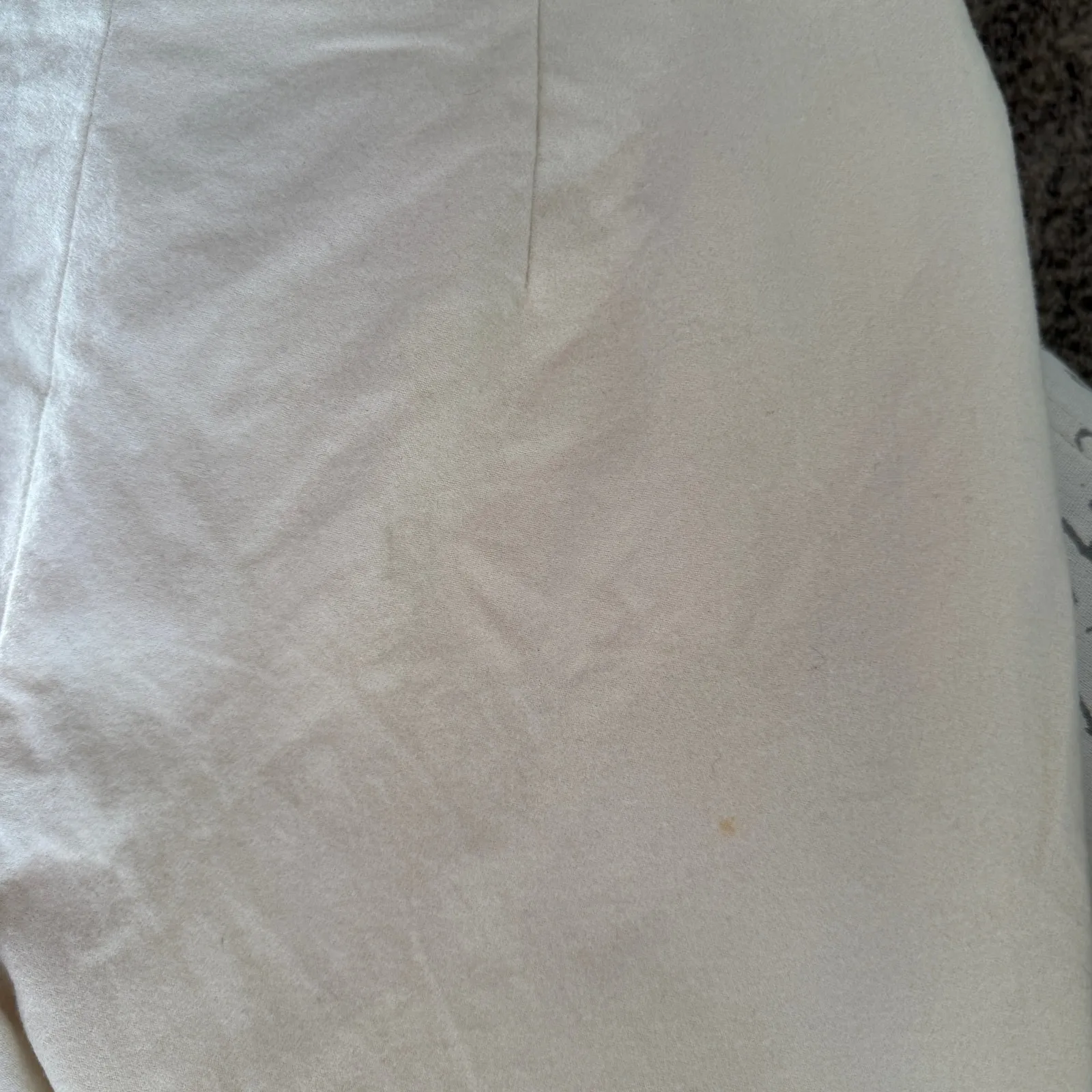 Loro Piana Women's Sz 10 Wool Cashmere Trouser Pants Butter Yellow Cream IT 46 - Image 9