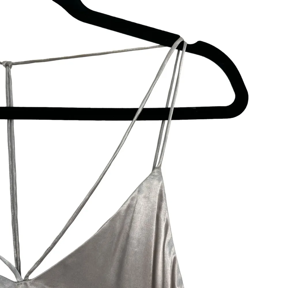 Bardot Mercury Wind Chime Silver Strappy Cami Tank Top NWT - Image 4