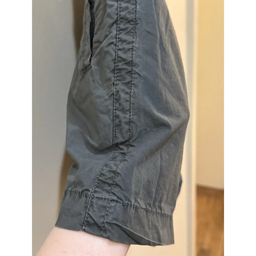 Standard James Perse Stretch‎ Cotton Poplin Shorts Size 1 Small Army Green - Image 7