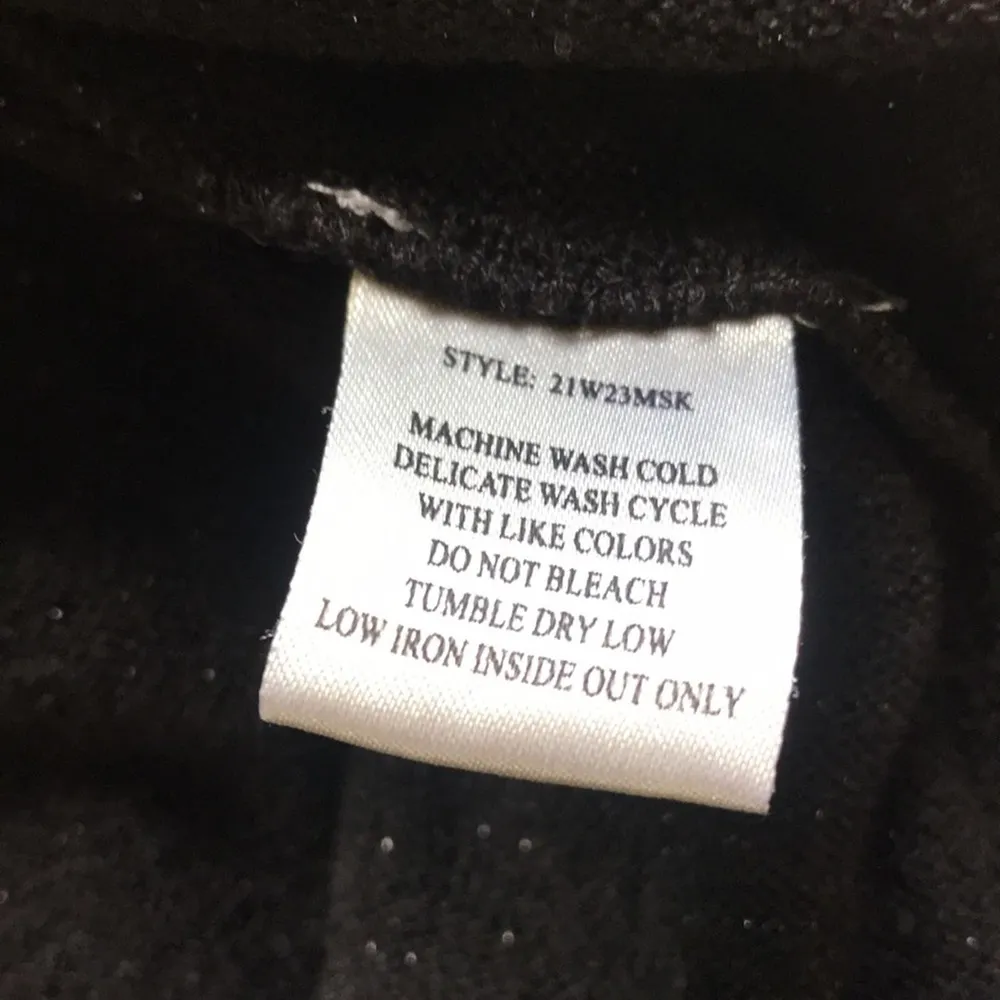 Dylan Black Metallic Shiny Racerback Tank Top Women’s Size X-Small - Image 7