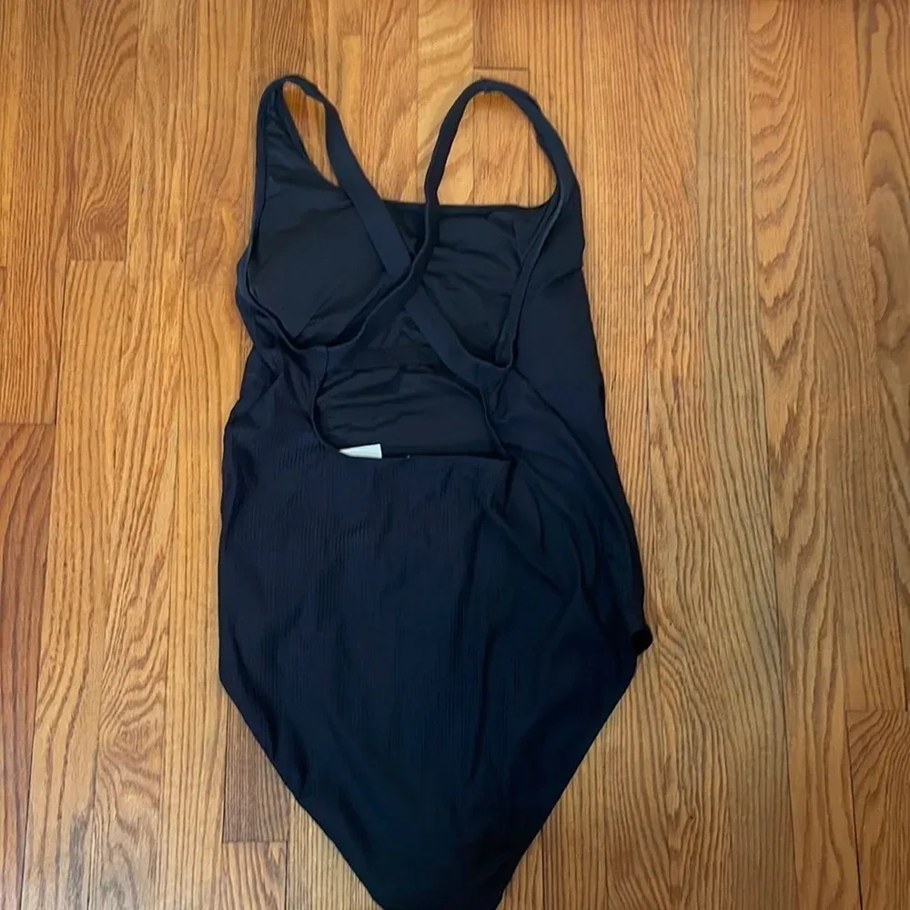 Andie The Tulum Rib One‎ Piece LT Swimsuit Black Plus Size XXXL Tall NWT - Image 4