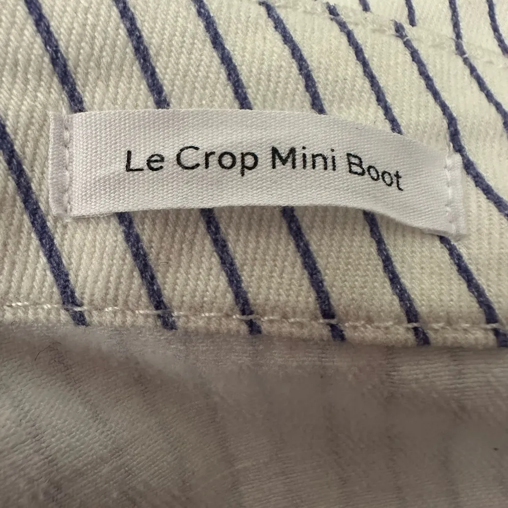 Frame Le Crop Mini Boot Size 33 Pinstripe Nautical Fisherman Coastal Preppy NWT - Image 7