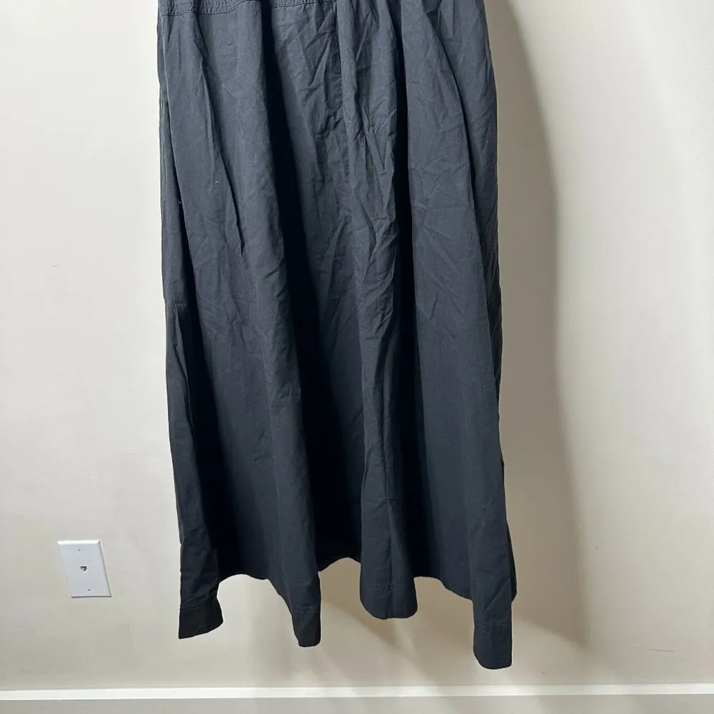 Madewell Brooke One Shoulder Ruffle Midi Dress Black Size 2 NEW - Image 8