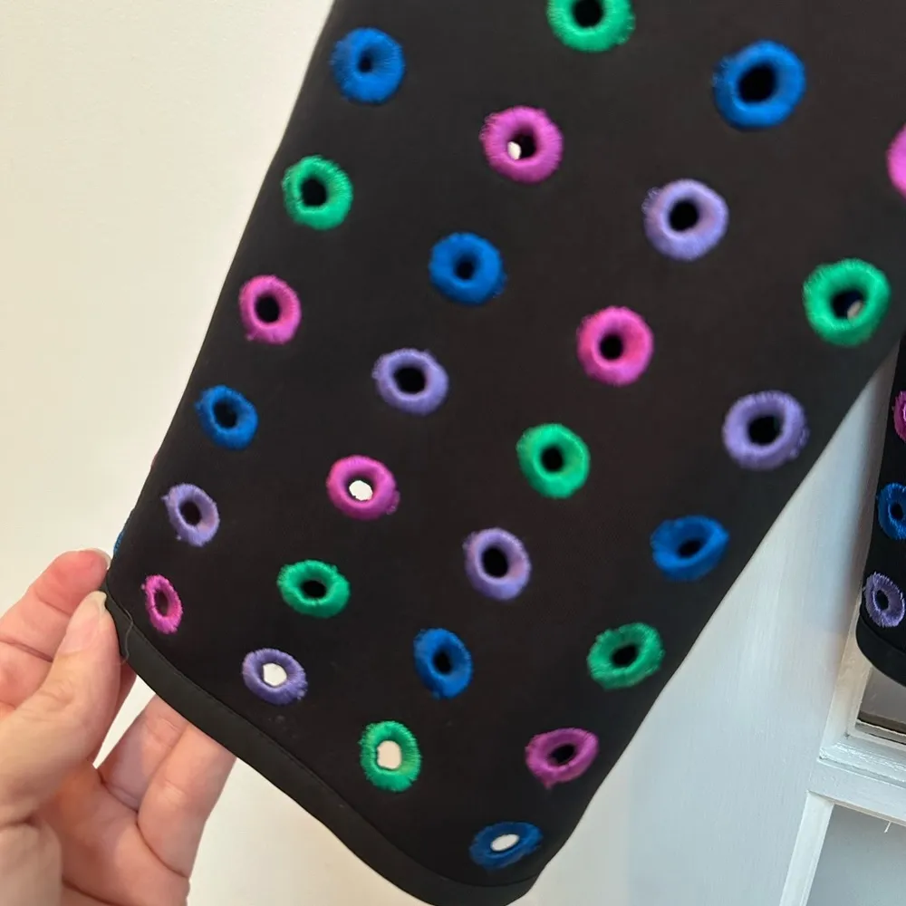 CARLISLE Chic Contemporary Black Art To Wear Full Zip Jacket Size 10 Medium - Image 4