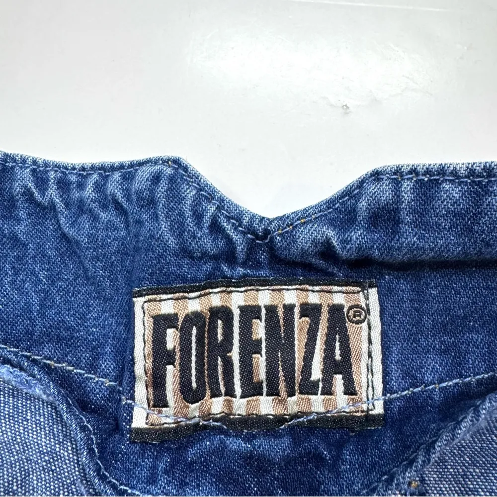 Vintage Forenza Medium Blue Wash High Waisted Straight Leg Jeans - Image 9