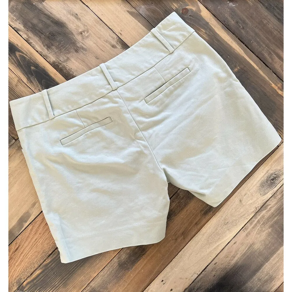 The Limited Mint Green Low Rise Cotton Chino Shorts Size 4 - Image 2