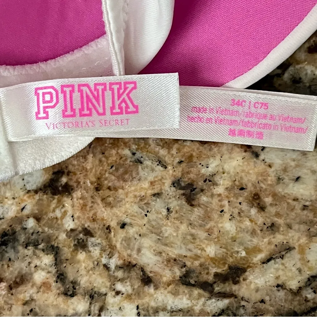 PINK Victoria’s Secret White Strapless Bra 34C Push-Up Smooth Convertible - Image 6