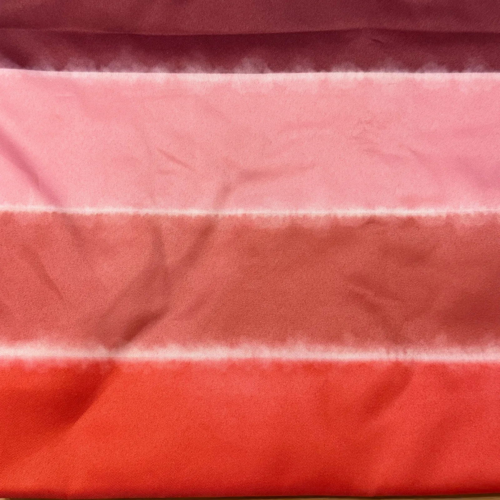 Clinique Jona Than Cohen Ombre Tote Bag Burgundy Pink Red Shopper Carryall - Image 4