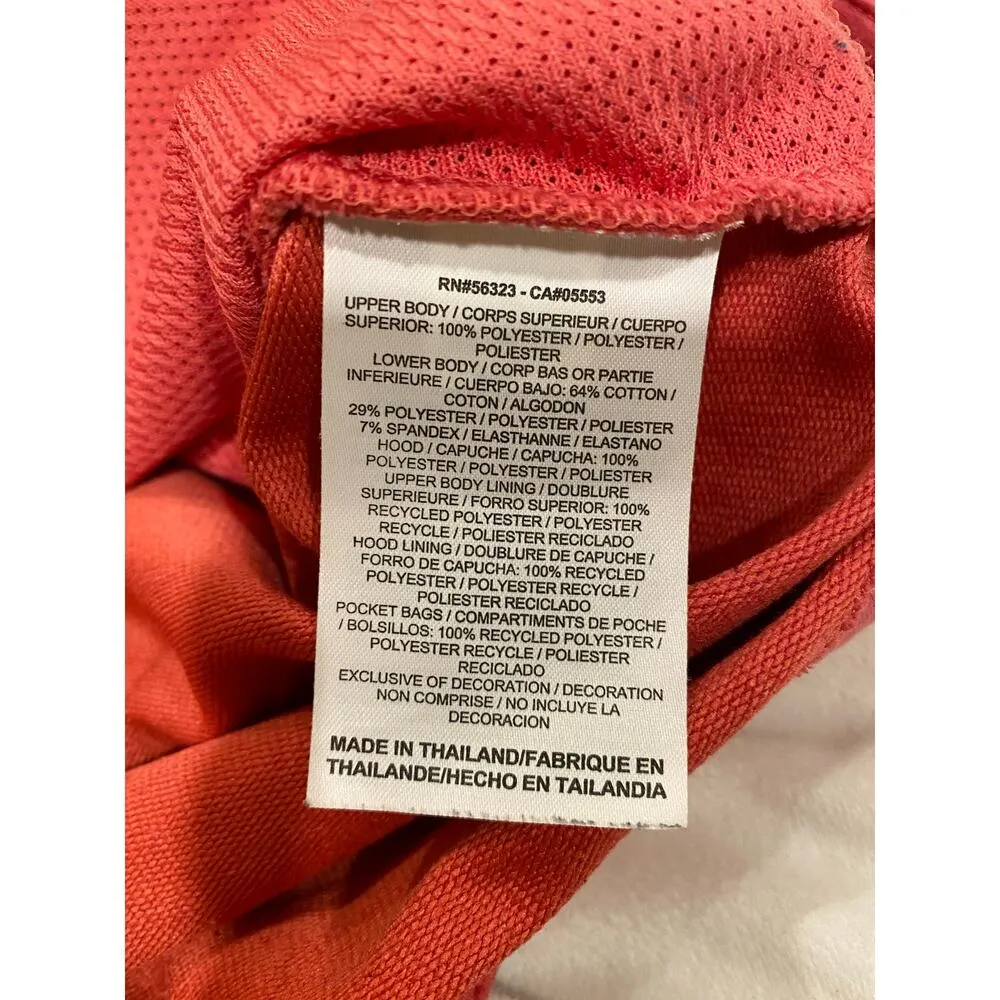 Nike Long Sleeve Dri Fit Sports Zip Up Hoodie Jacket Red Women's Size Medium - Image 12