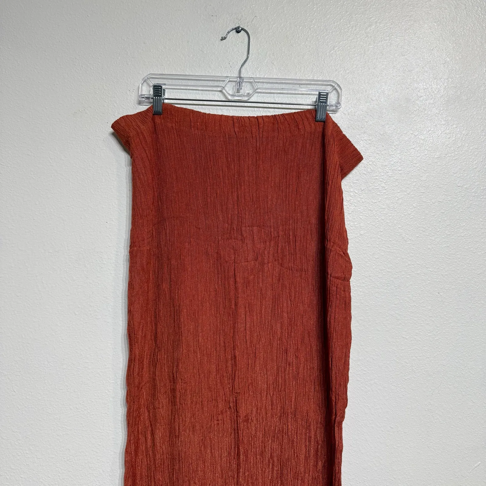 Savannah Morrow Scarlet Sereia Maxi Skirt Silk Bamboo Sz XL - Image 3