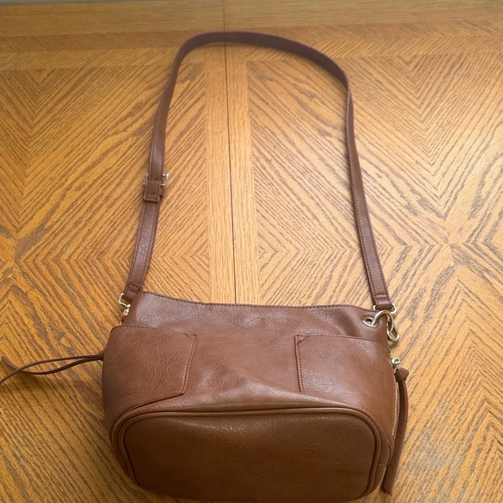 Steve Madden  brown long strap purse - Image 3