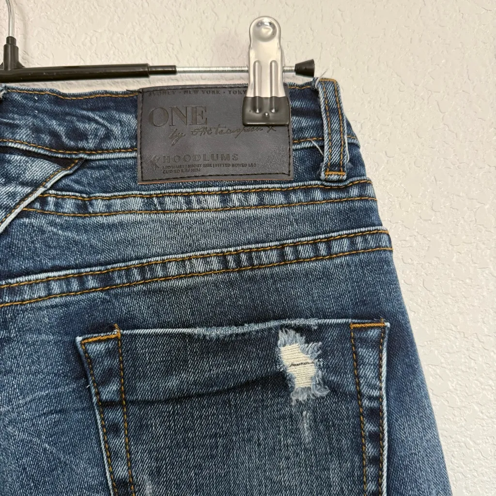 One by One Teaspoon Hoodlums Bowed Leg Skinny Jeans 27 - Image 9