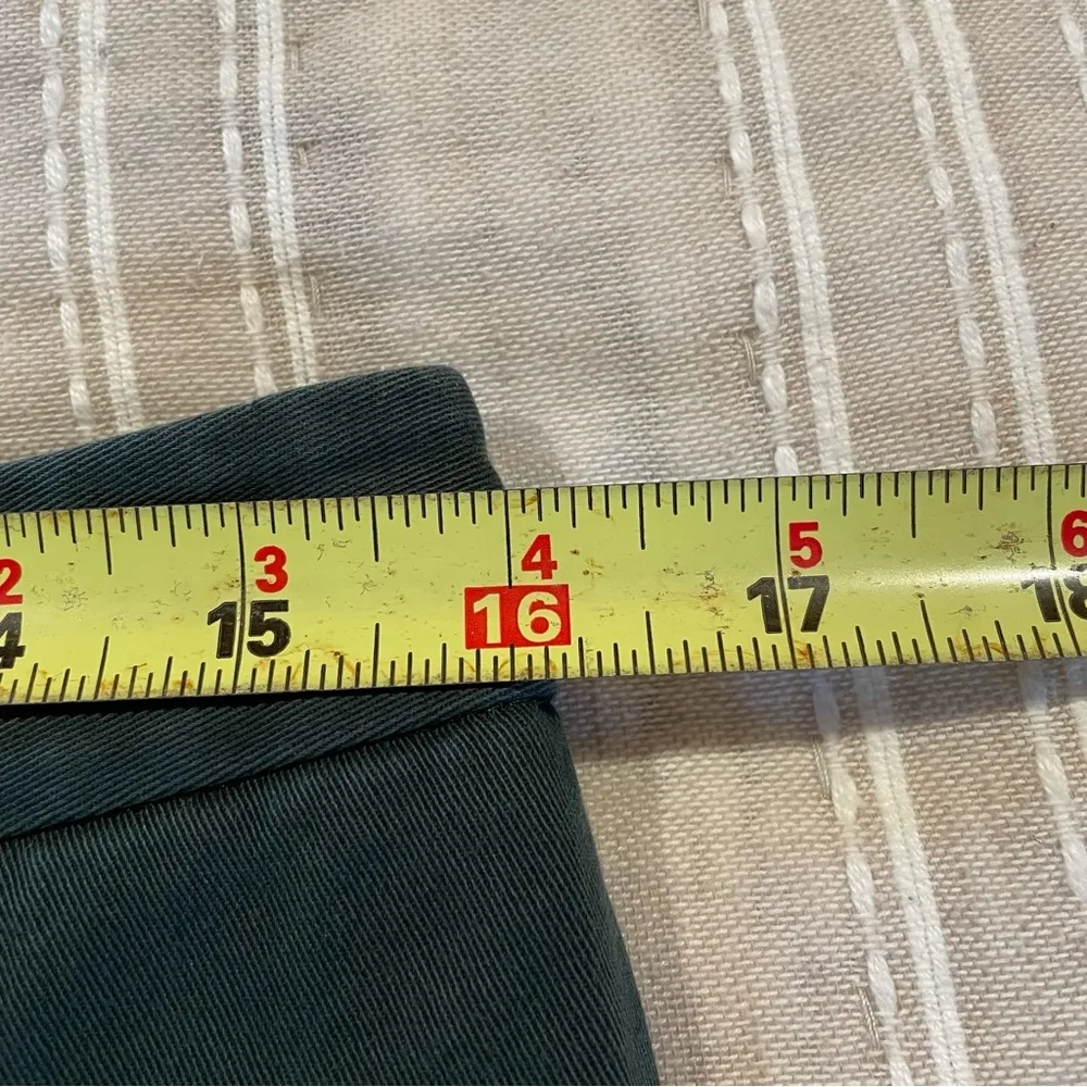 Lafayette 148 New York Hunter Green Flat Front Slacks Pants 4 - Image 9