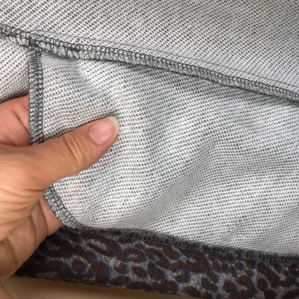 Tommy Hilfiger Women’s Leopard Print Military Style Open Front Blazer Jacket - Image 6