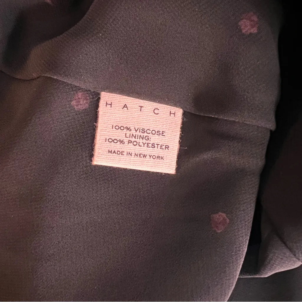 Hatch collection the Stevie dress Maternity long sleeve midi size 0 Black - Image 9